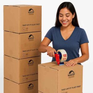 Caja Reciclada Mediana x10 und