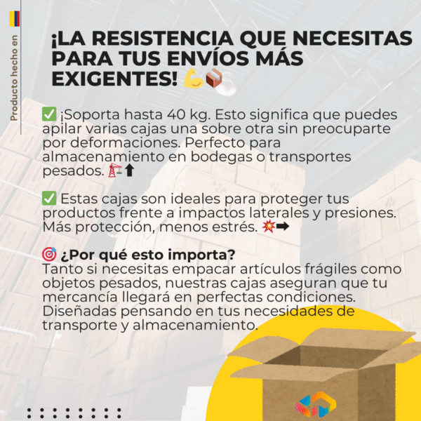 Caja Grande Mudanza Empaque X 5 und - Imagen 2