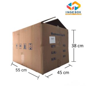 Caja Reciclada Mediana 55x45x38 pack x 10 Javier Garzon